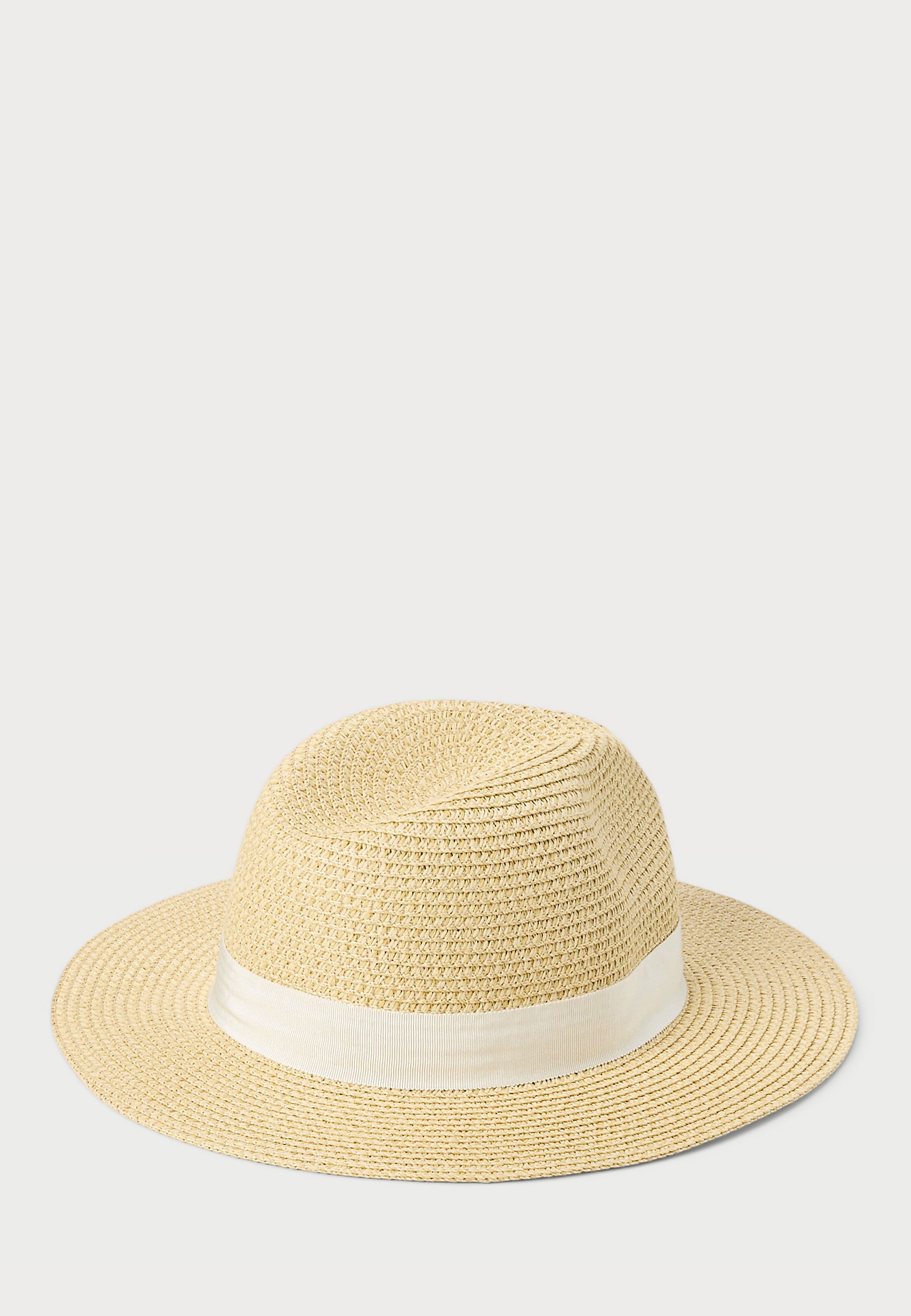 ストローハット RALPH LAUREN Classic Packable Fedora Packable Straw Fedora