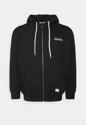 JORTONS ZIP HOOD - Zip-up sweatshirt - black