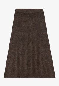 WOOL BLEND SKIRT - Φούστα σε γραμμή Α - brown melange
