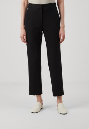 STRETCH SLIM TAPERED PANT - Püksid - black