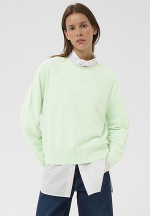 WILEY PULLOVER - Svetrík - dusty aqua melange