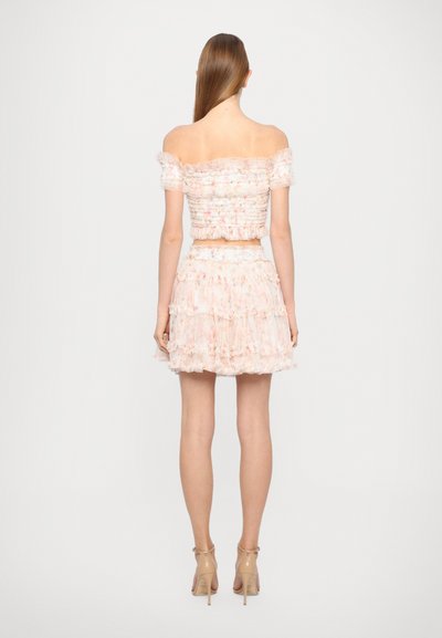 Needle & Thread DITSY SMOCKED MICRO MINI SKIRT - Miniskjørt - moonshine pink