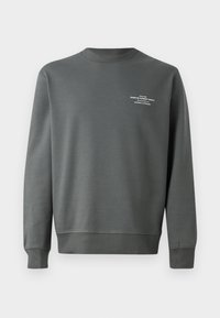 JPRBLACHAD BRANDING CREW NECK - Camisola - volcanic ash