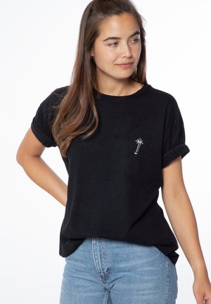 PRTELSAO - T-shirt basic - true black