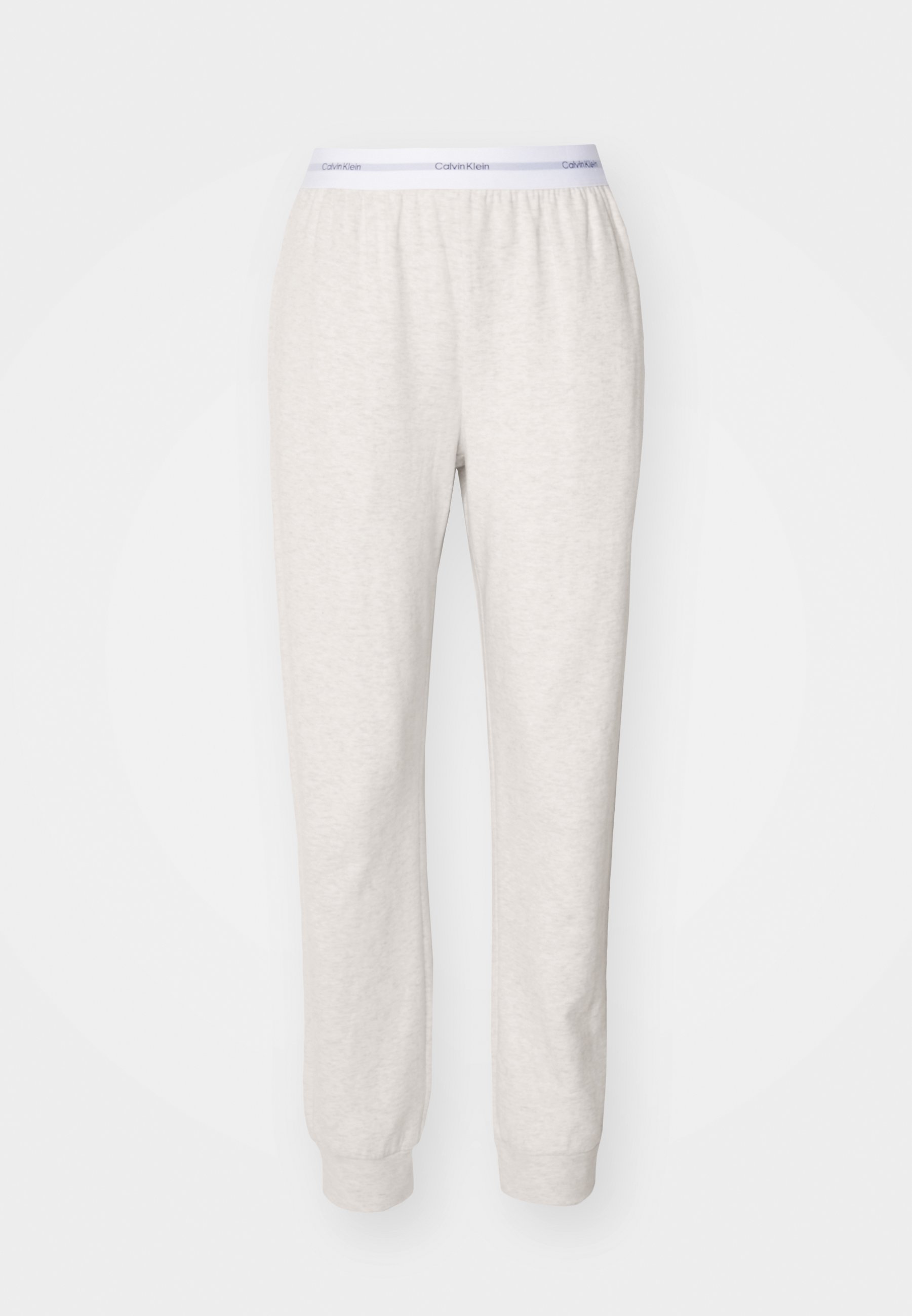 Calvin Klein Underwear JOGGER ICON COTTON TERRY - Pyjama bottoms - oatmeal  heather/beige - Zalando.co.uk