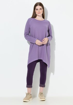 WAFFEL RUNDHALS - Camiseta de manga larga - lilac