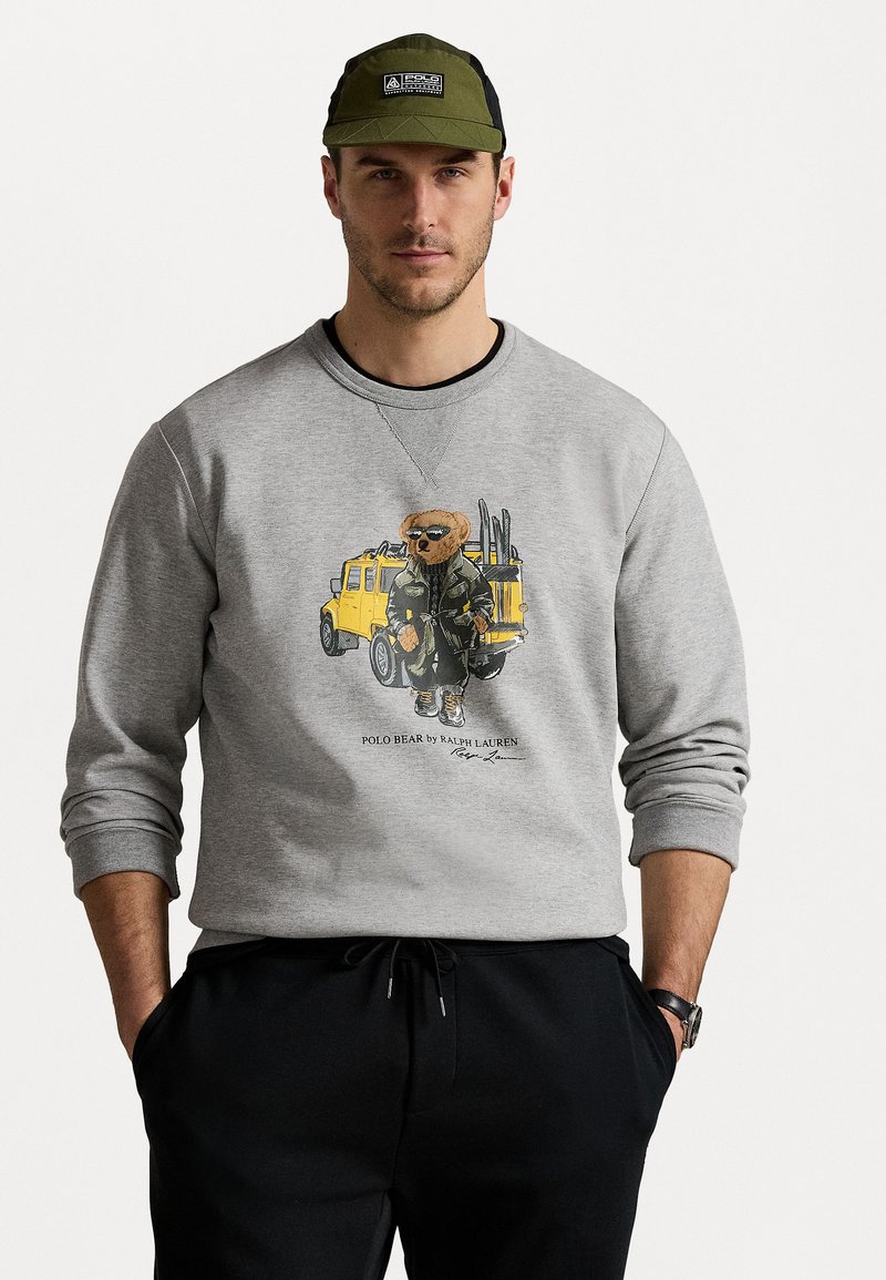 Polo Ralph Lauren Big & Tall POLO BEAR DOUBLE KNIT SWEATSHIRT - Camisola - andover heather
