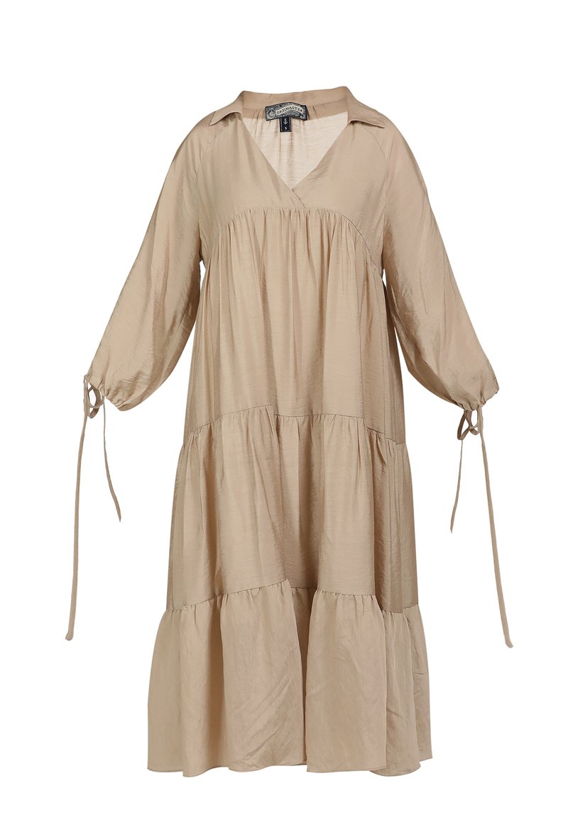 Damen Freizeitkleider | DreiMaster Freizeitkleid hellsand/sand - NR90858 Damen Freizeitkleider | DreiMaster Freizeitkleid hellsand/sand - NR90858