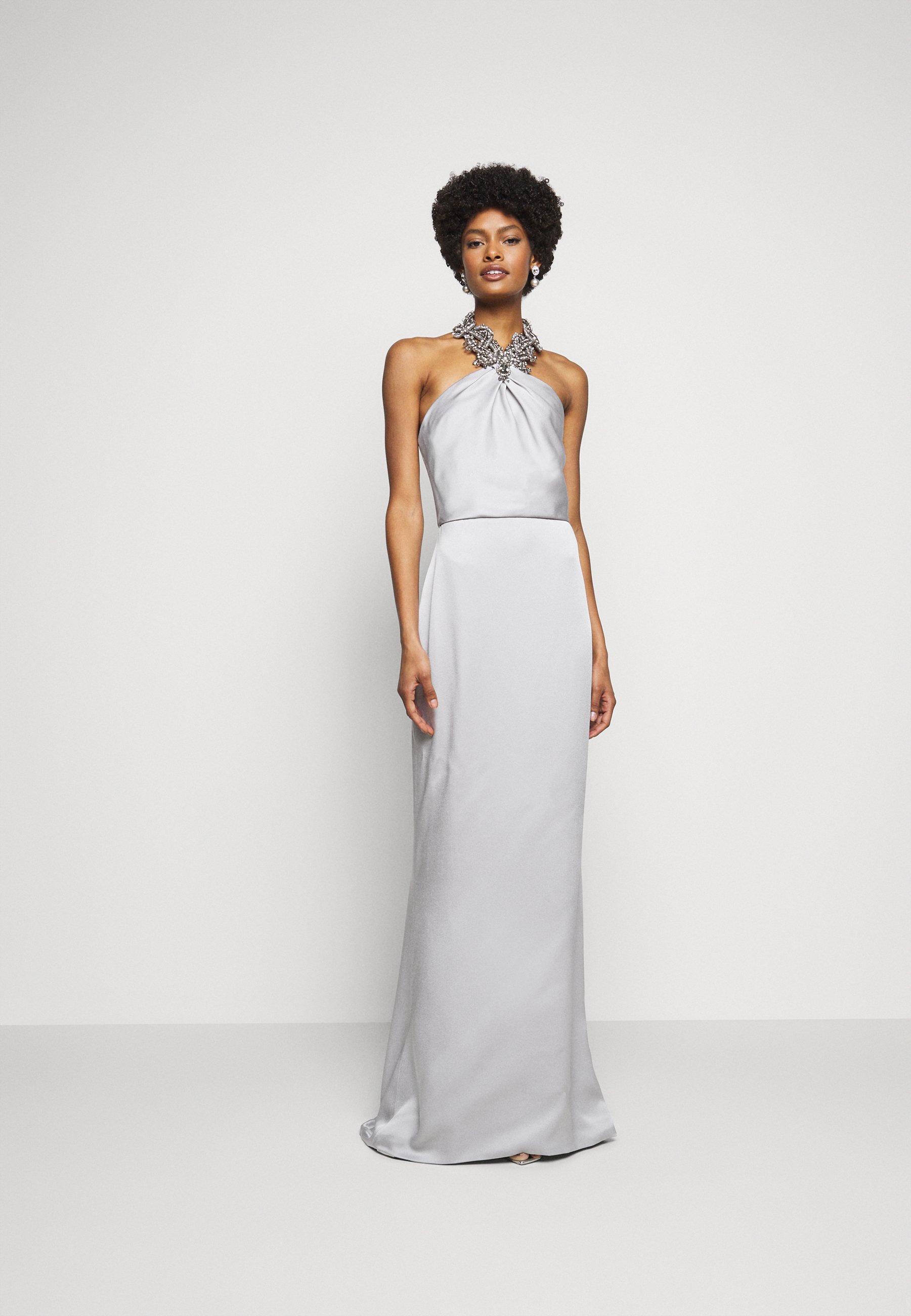 Marchesa Abito da sera - silver/argentato - Zalando.it