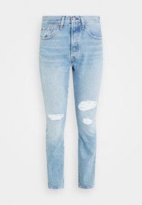 501®  SKINNY - Oprijete (skinny) kavbojke - medium indigo