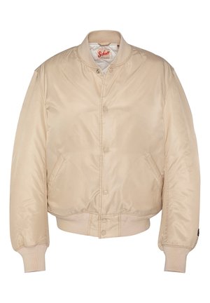 Schott SPORTING - Blouson Bomber - blanc cassé