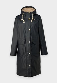 BETH SHOWERPROOF JACKET - Waterproof jacket - dark navy/light sand/military brown