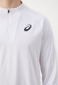 ASICS MATCH LS 1/2 ZIP - Sports T-shirts - brilliant white