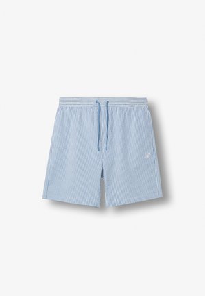 Burocs, SEERSUCKER - Short de bain - baby blue/ white