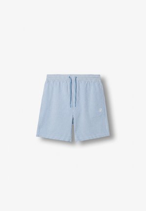 Burocs, SEERSUCKER - Short de bain - baby blue/ white