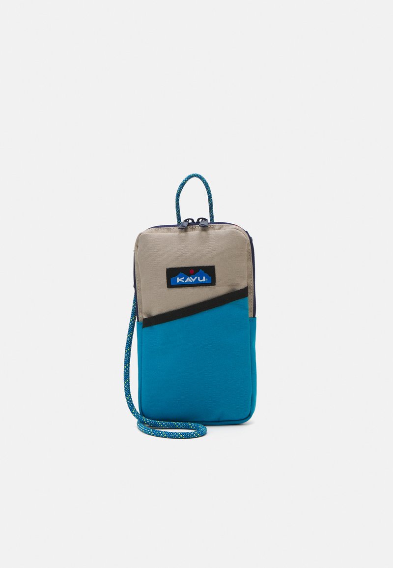 KAVU - ESSENTIAL CASE UNISEX - Schoudertas - beige/petrol, Vergroten