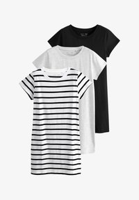 Nevybráno, black grey white stripe