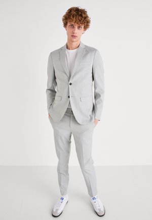 Selected Homme SLHSLIM CEDRIC STRUCTURE SUIT - Öltöny - light green melange