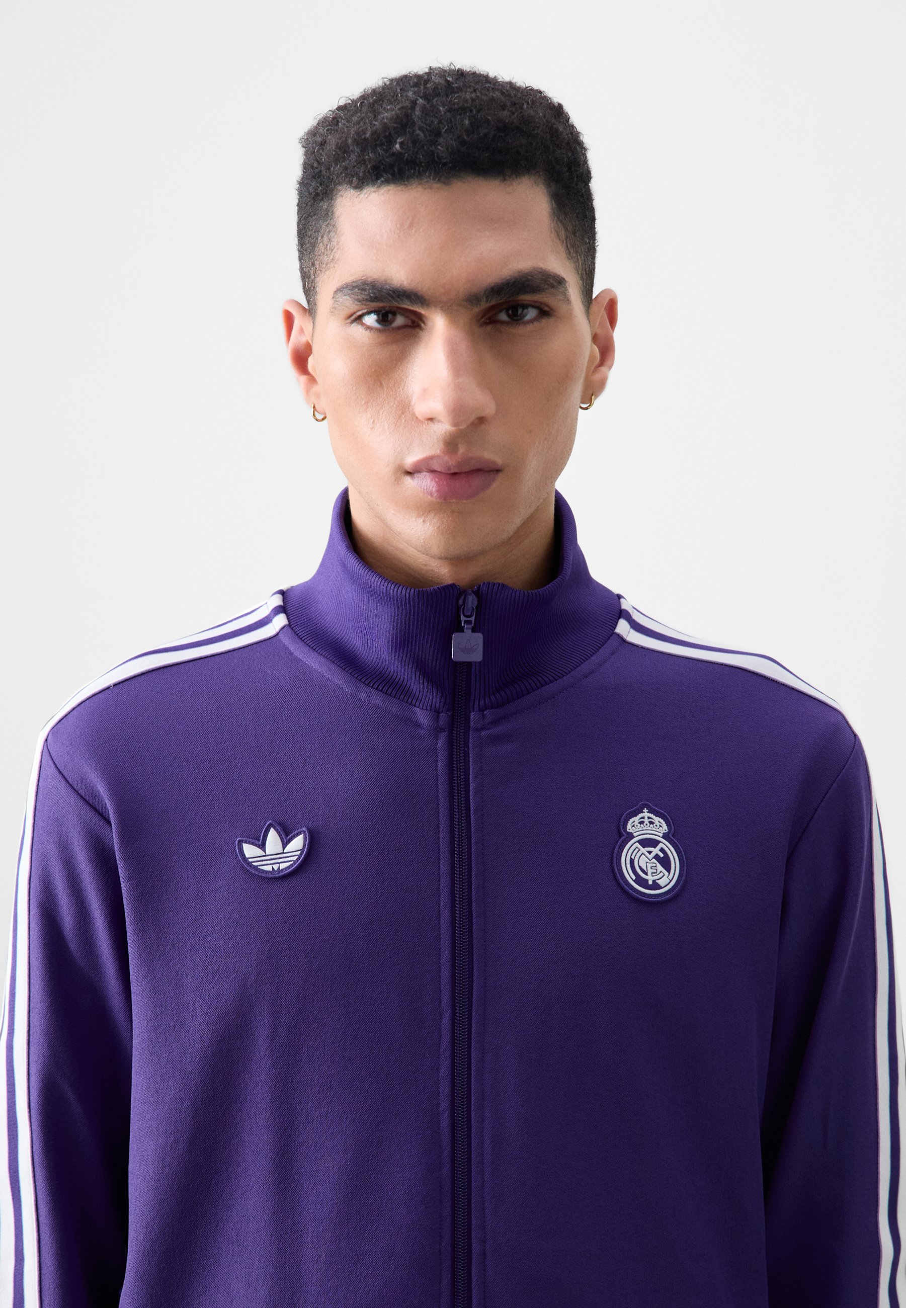 adidas Real Madrid ハイネックジャージ adidas Originals REAL MADRID ICON JACKET - Club wear - unity