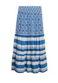 Superdry & Co PRINTED  - Gonna lunga - tala tile border blue
