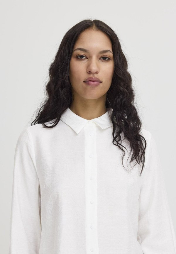 IHWILMA - Button-down blouse - cloud dancer3