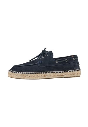 MONTECARLO - Chaussures bateau - navy suede