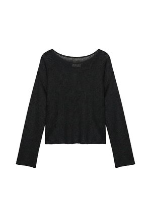 PULL&BEAR, RUSTIC - JUMPER - Pullover - black