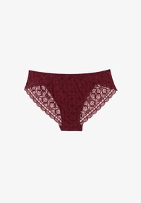 Niet geselecteerd, bordeaux folk red