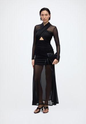 Bardot, VERIA SPOT MAXI DRESS - Дълга рокля - black