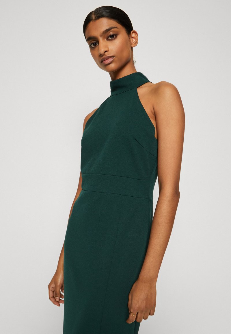 WAL G PETITE HALTER NECK MAXI DRESS Trikotaažkleit forest