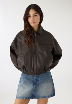 EFFETTO INVECCHIATO - Giubbotto Bomber - marrone