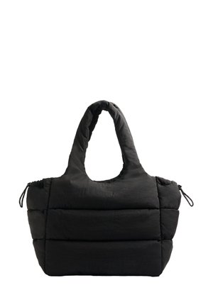OYSHO PADDED SHOPPER - Shopping bag - black
