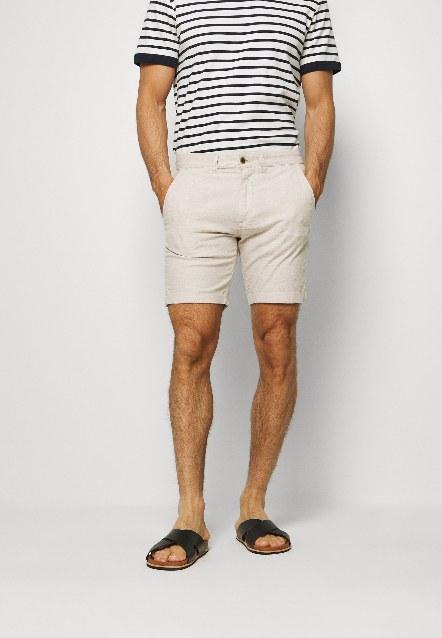 JACK & JONES Pantaloncini Chino Uomo Jpstturner Jjchino – Morbidi E Dallo Look Elegante, Vestibilità Regolare
