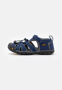 Keen - SEACAMP II CNX YOUTH UNISEX - Vaellussandaalit - blue depths/gargoyle Pienoiskuva 1