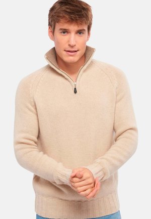 Mahogany OLIVIER - Strickpullover - natural beige natural brown