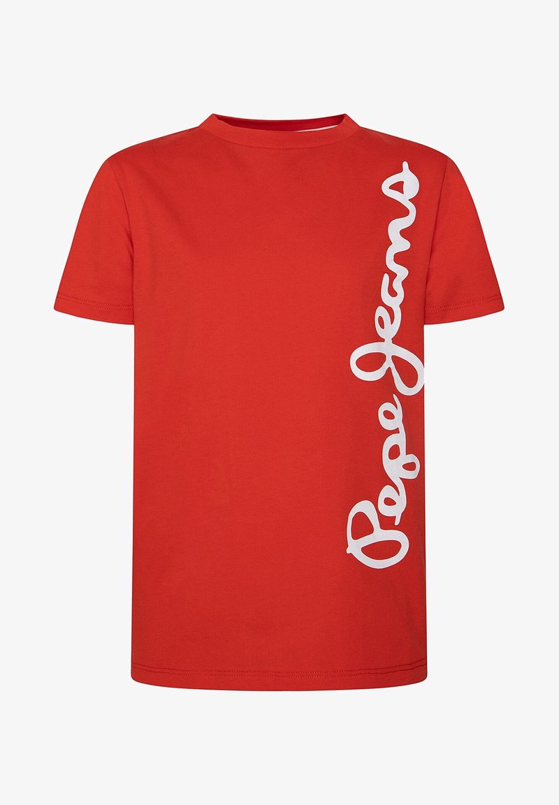 Pepe Jeans WALDO - T-shirt imprimé - red