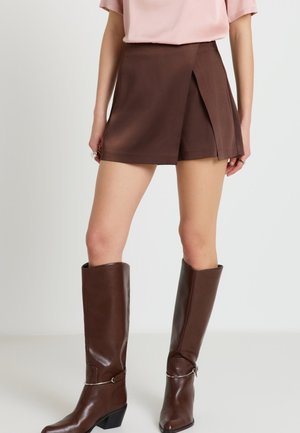 Gonna a portafoglio - cioccolato scuro