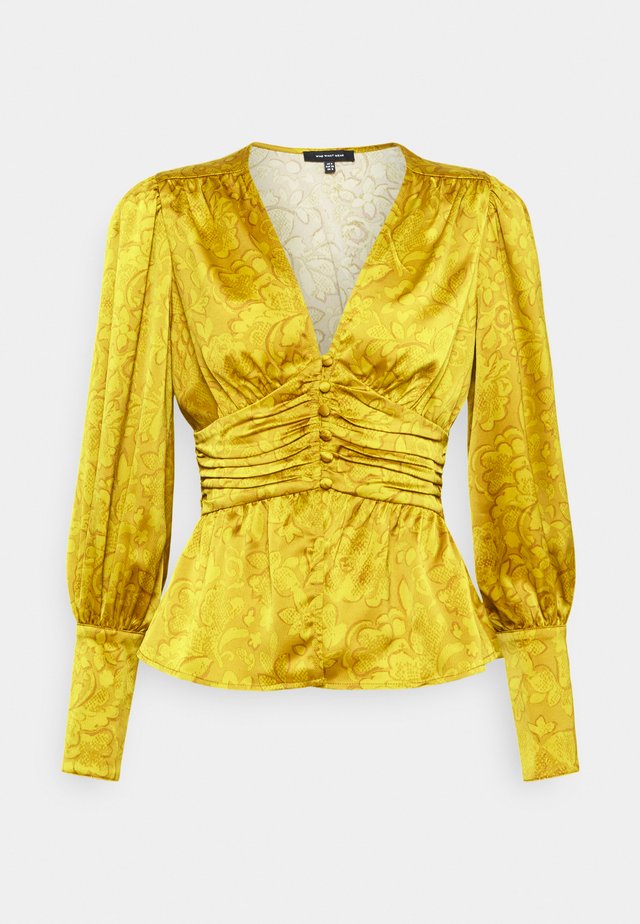 Gelbe Blusen Fur Damen Dein Statement Piece Bei Zalando