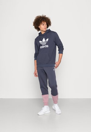 adidas Originals TREFOIL - Felpa con cappuccio - shadow navy/white
