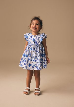 Next, REGULAR FIT - DOUBLE RUFFLE SLEEVE DRESS  . - Hverdagskjole - seaside print