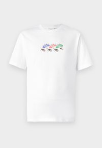 Nyomott mintás póló - white