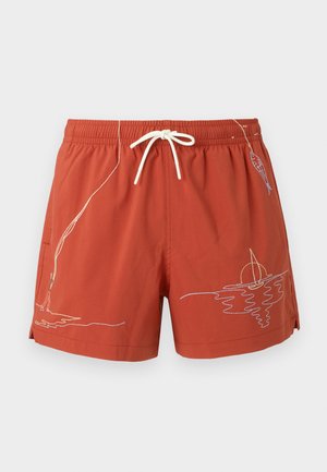 Abercrombie & Fitch, RELAXED PULL ON SWIM FISHING - Badehose Pants - red