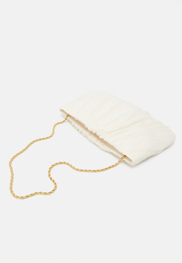BRIT FLAT PLEATED POUCH - Clutch - pearl4