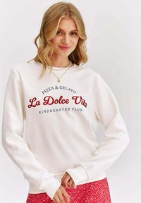 NAOKO LA DOLCE VITA  - Mikina - white