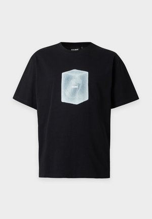 Rains, CLASSIC LIQUID UNISEX - T-shirts print - black