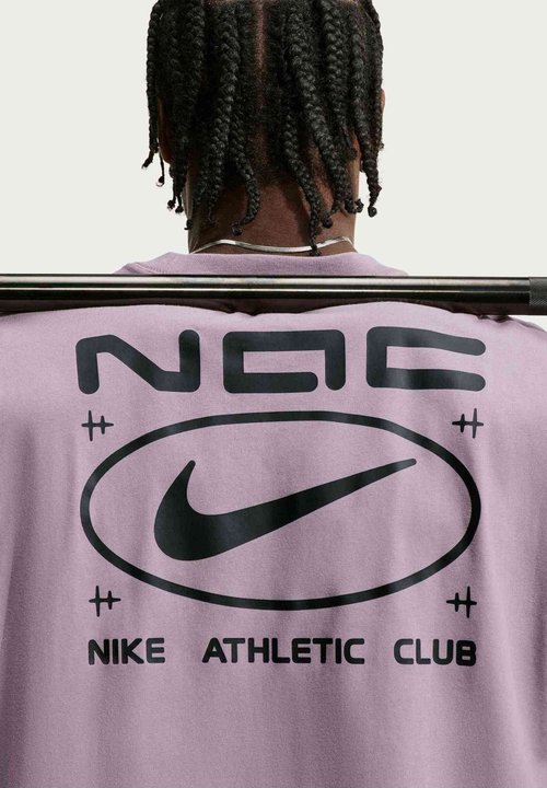 Nike M NK TEE OS NAC - Print T-shirt - purple smoke/black — foto 4