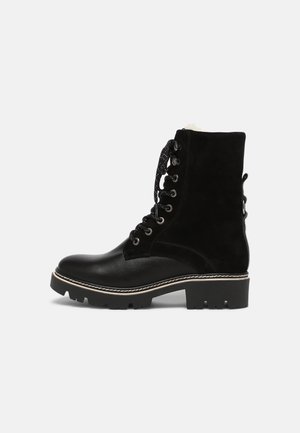 Stivaletti stringati - black