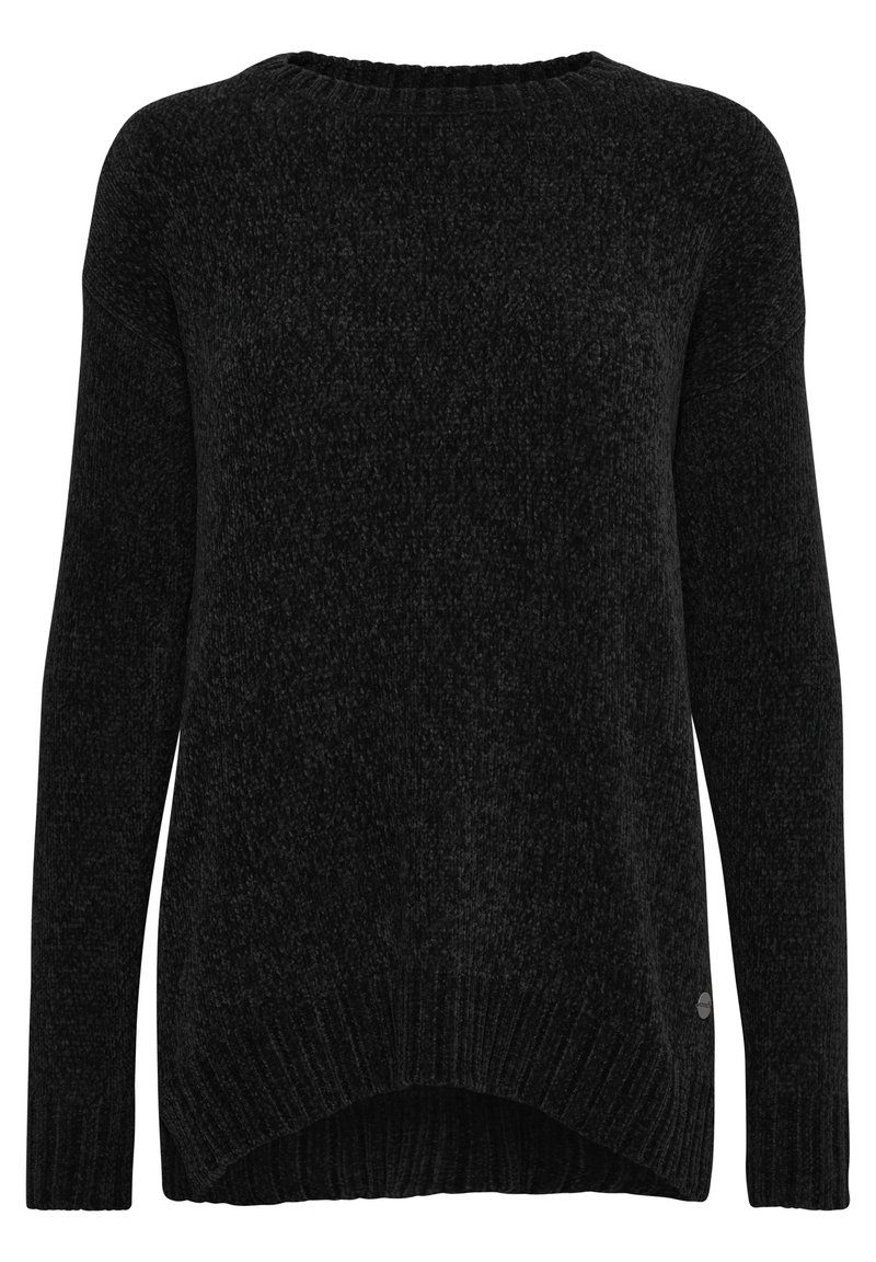 Damen Strickjacken | Oxmo OXELVINA Strickpullover black/schwarz - OQ65968 Damen Strickjacken | Oxmo OXELVINA Strickpullover black/schwarz - OQ65968
