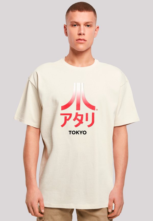 ATARI TOKYO RETRO ARCADE GAMES - T-Shirt print - sand