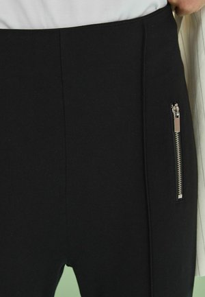 PONTE ZIP DETAIL STANDARD - Bukser - black